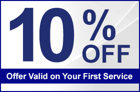 10% Off, Offer Valid on Your First Service
